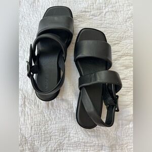 Black Strappy Sandals